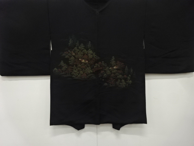 JAPANESE HAORI / URUSHI / WOVEN SCENERY OF TREES